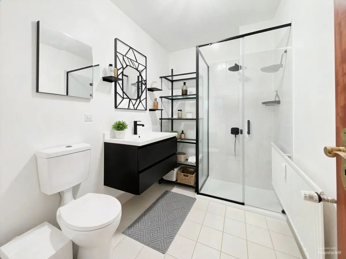 Badezimmer_EG - Badezimmer, Modern - (KI generiert)
