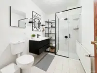 Badezimmer_EG - Badezimmer, Modern - (KI generiert)