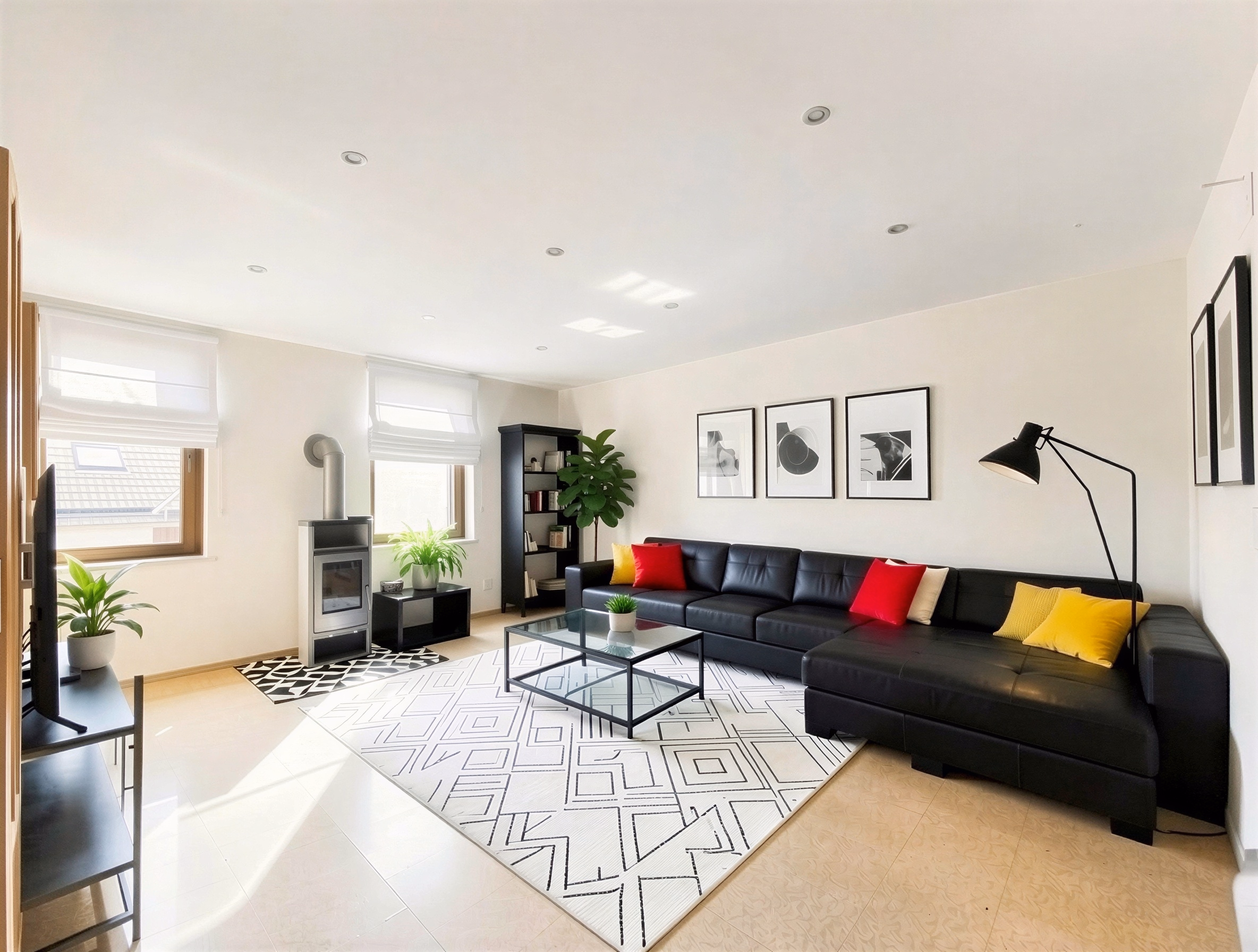 Wohnzimmer_Wohnung 2_OG - (KI generiert)