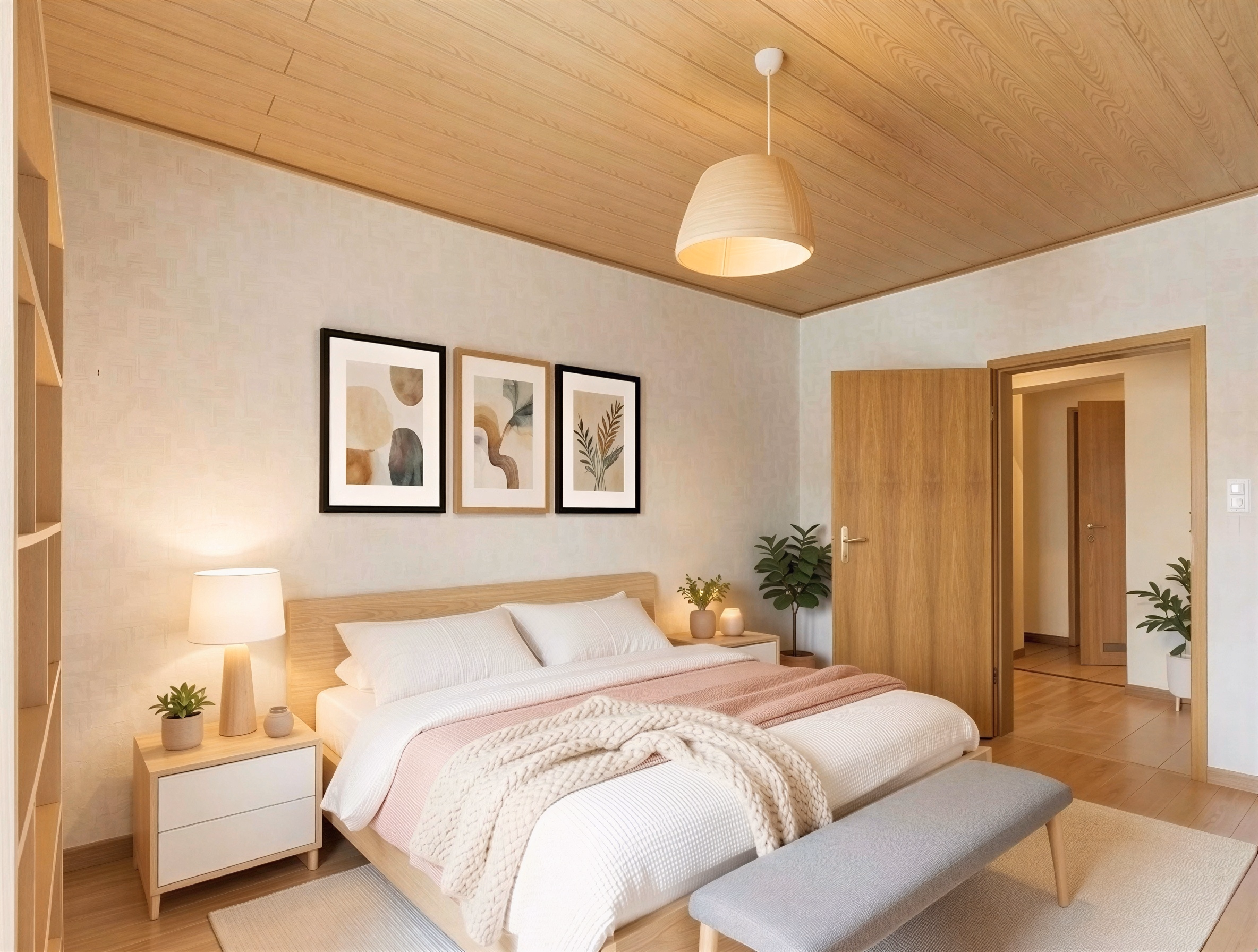 Schlafzimmer_Wohnung 2_OG - (KI generiert)