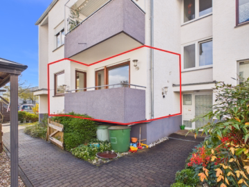 Großzügige Eigentumswohnung mit 2 Balkonen, Garage & Gartenanteil, 63486 Bruchköbel, Hochparterre