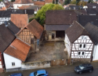Luftbild Front - -Provisionsfrei- Historische Hofreite inklusive Garten in Florstadt-Stammheim